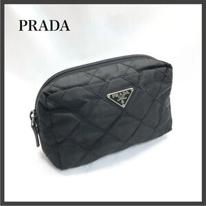 Prada Quilted Black Cosmetic Bag